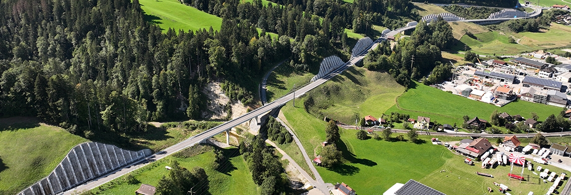 Aufnahme Umfahrung Wattwil